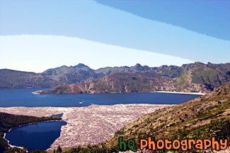 Spirit Lake, Washington painting