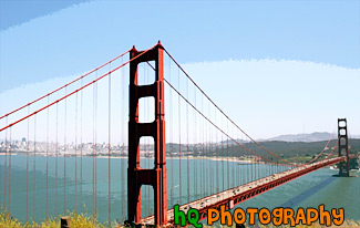 Golden Gate Bridge painting