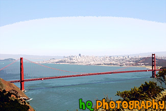 Entire Golden Gate Bridge View painting