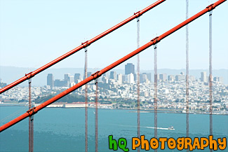 San Francisco & Golden Gate Bridge painting