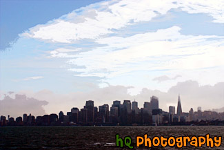 San Francisco from Treasure Island painting