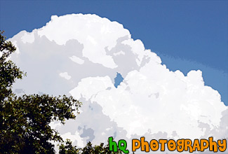 Big White Puffy Cloud painting