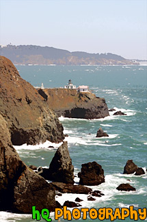 Point Bonita Lighthouse painting