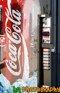 Coca Cola Soda Machine painting