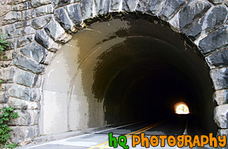 Close up of Tunnel painting