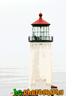 North Head Lighthouse Close Up painting