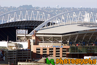 Qwest Field painting