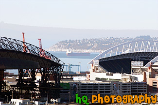 Safeco  Field & Qwest Field painting