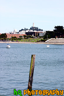 Stick & Coit Tower painting