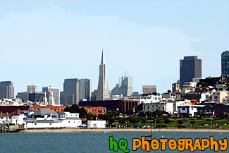 San Francisco City & Bay painting