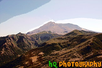 Devastation & Mount St. Helens painting