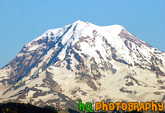 North Side of Mt. Rainier Close Up painting