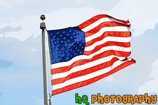 United States Flag painting