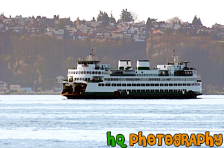 Ferry Boat in Puget Sound painting