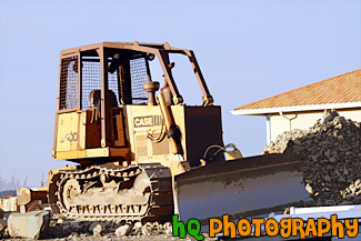 Bulldozer painting