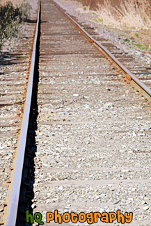 Railroad Tracks painting