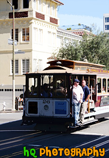 Cable Car in San Francisco painting