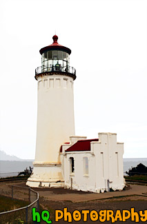 North Head Lighthouse in Washington painting