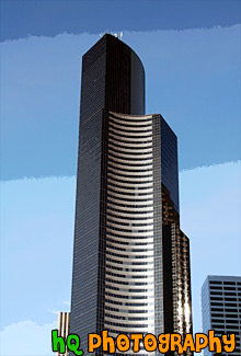 Columbia Tower Office Building painting