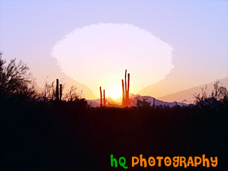 Arizona Sunset painting