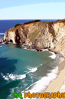 Coast  Along Highway 1, California painting