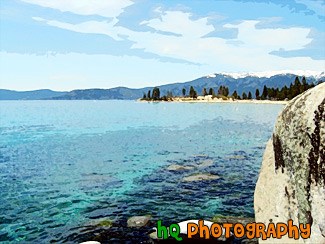 Lake Tahoe Waters painting