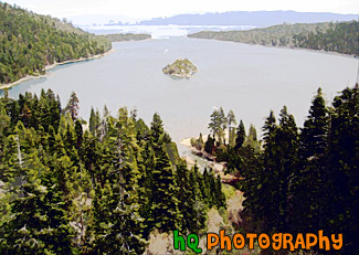 Lake Tahoe and Emerald Bay painting