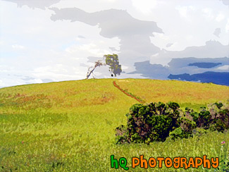 Lonely Tree & Storm painting