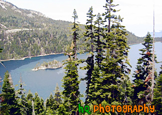 Mountains of Lake Tahoe painting