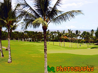 Maui Golf Course painting