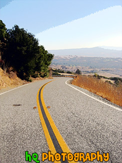 Curvy Road painting