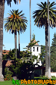 Santa Clara Mission Church, California painting