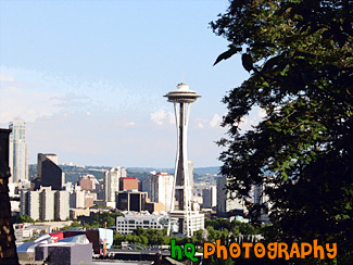 Space Needle, Seattle painting