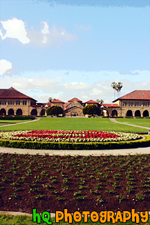 Stanford University Main Entrance painting