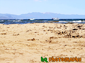 Lake Tahoe - Sand & Boats painting