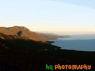 Shadow over the Mountains, Lake Tahoe painting