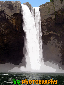 Snoqualmie Falls Waterfall painting