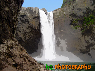 Snoqualmie Falls & Rock painting