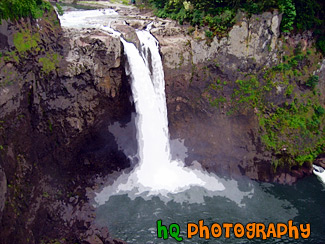 Overlooking Snoqualmie Falls painting