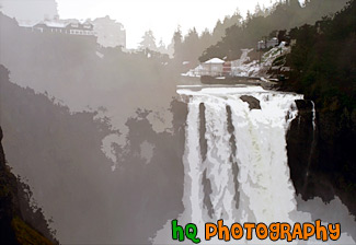 Snoqualmie Falls & Lodge painting