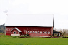 Side of Red Barn digital painting