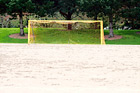 Yellow Soccer Goal digital painting