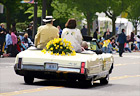 Daffodil Parade Car & Daffodils digital painting