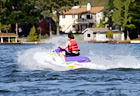 Kid on Jet Ski digital painting