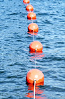 Orange Buoys digital painting