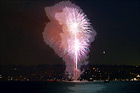 Fireworks in Tacoma digital painting