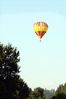 Scenic Hot Air Balloon digital painting