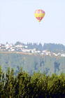 Hot Air Balloon, Trees, & Crystal Ridge digital painting