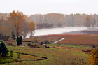 Puyallup River Flooding Farmland digital painting