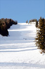 Ski Slope at Big Mountain digital painting